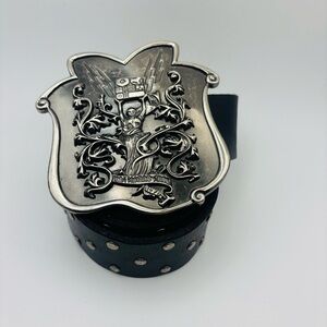 GUESS Genuine Leather Studded Belt – Men’s 32–37”